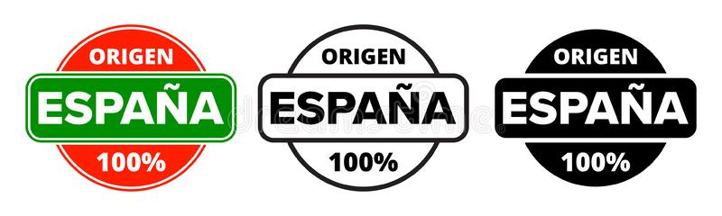 hecho-en-el-logotipo-de-españa-sello-la-etiqueta-del-producto-origen-espana-español-vector-hizo-icono-paquete-producción-153880884